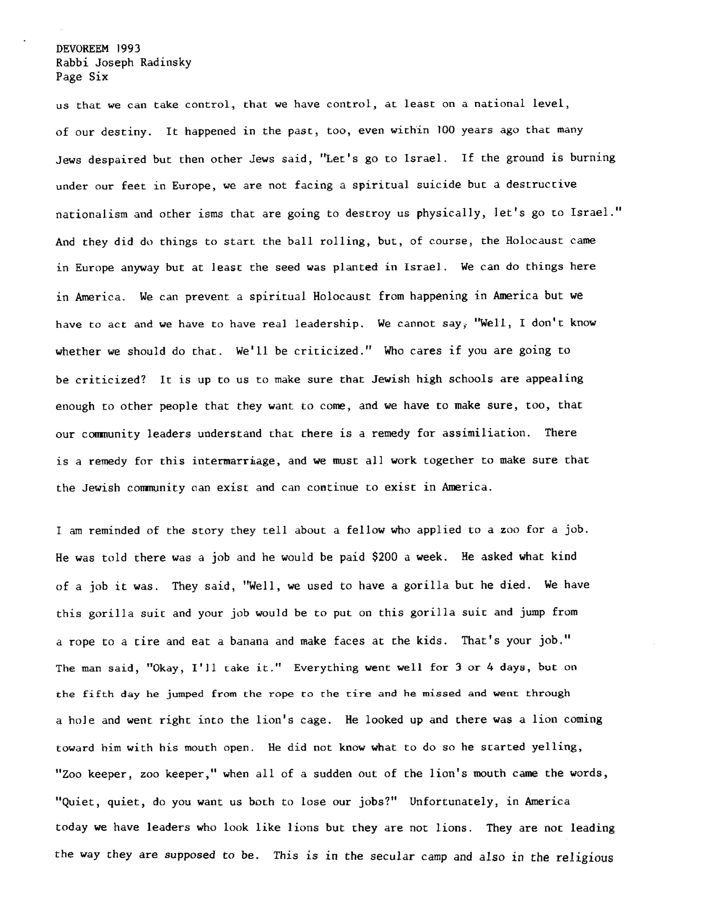 dvarim 1993