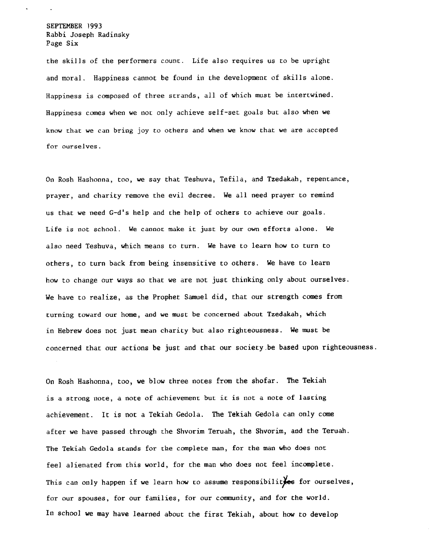 nitzavim 1993