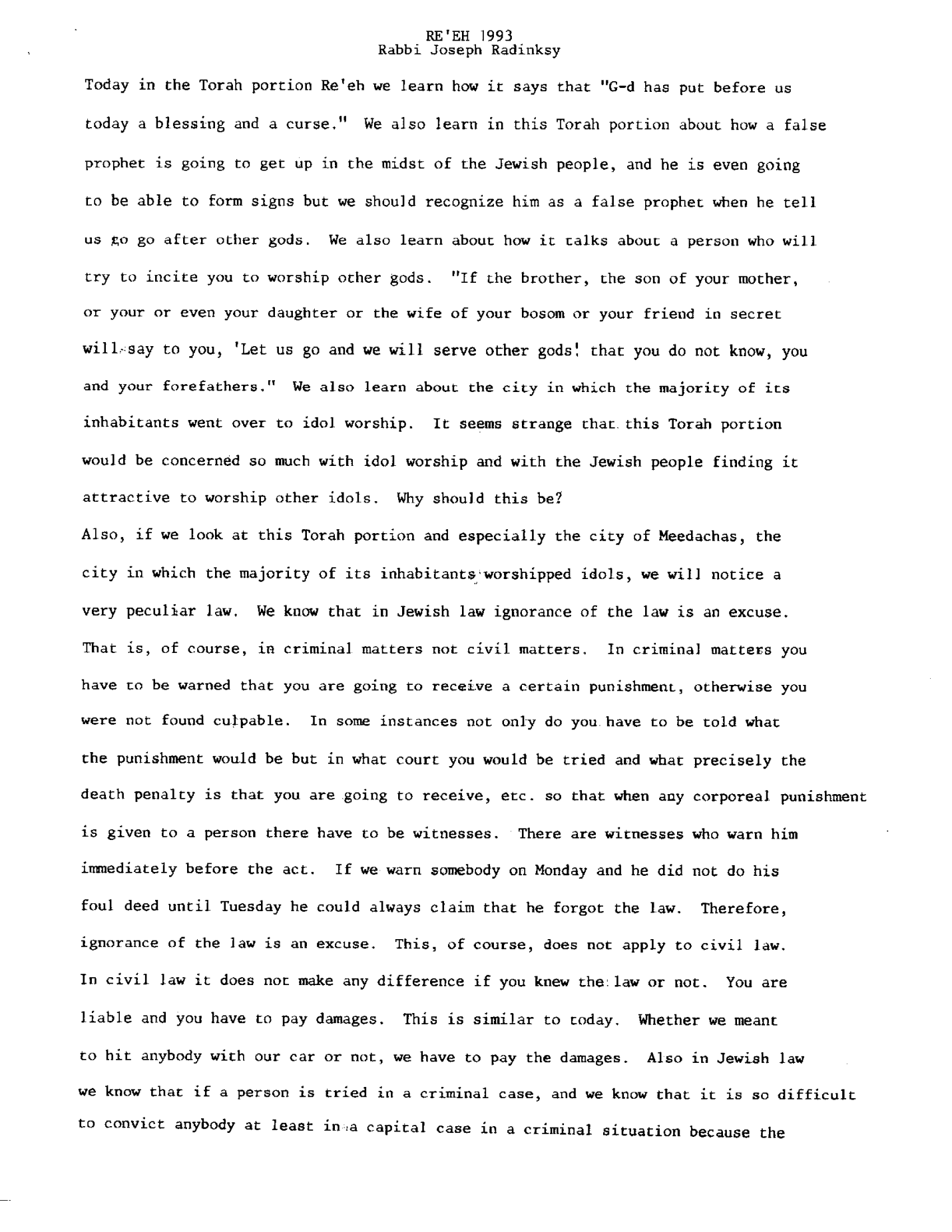 re'eh 1993