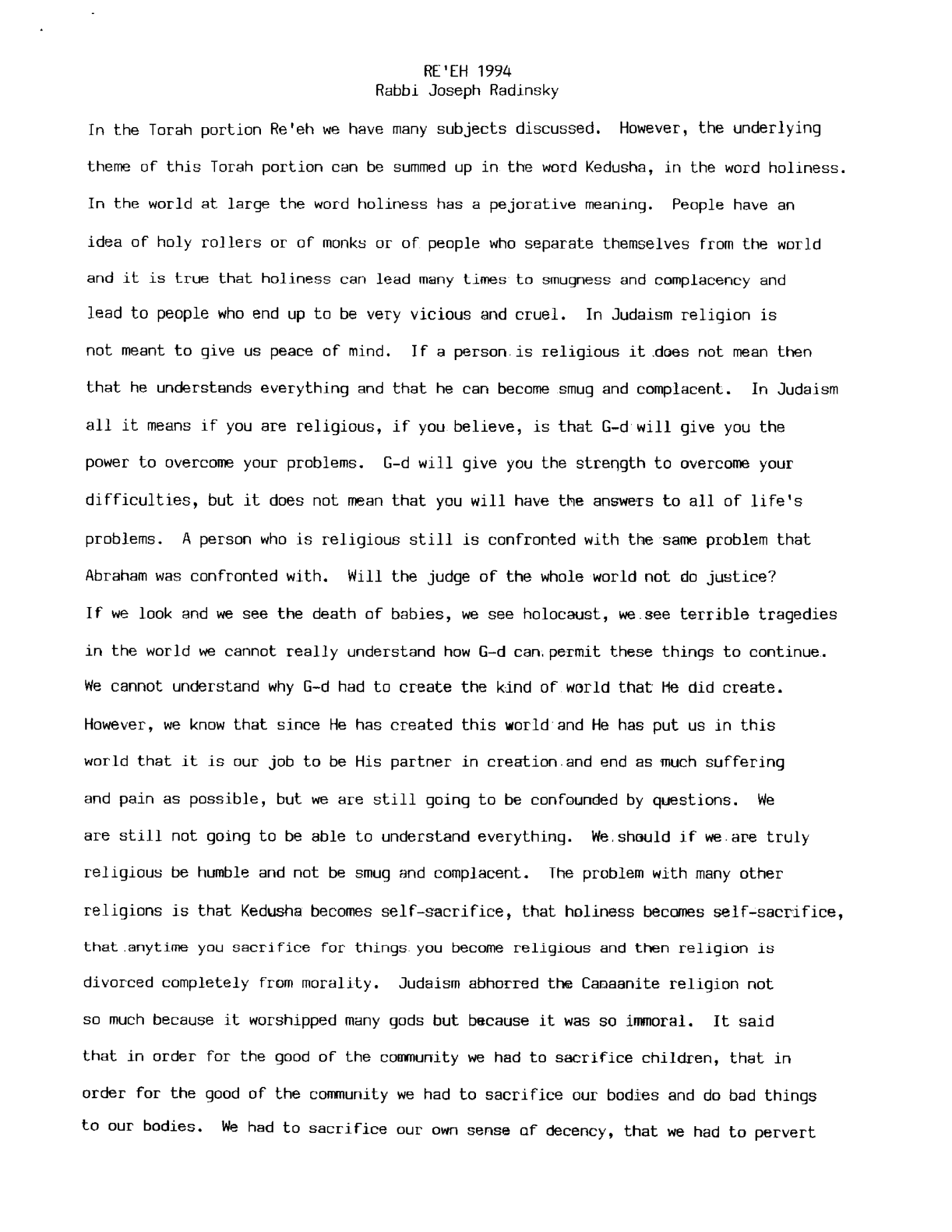 re'eh 1994